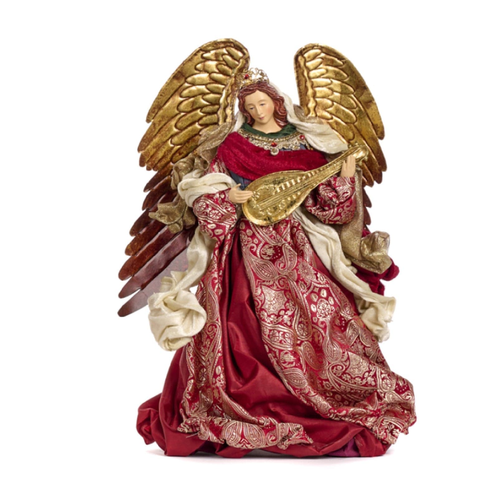 Angelo decorativo in tessuto per decorazioni natalizie, da 41 cm - 2