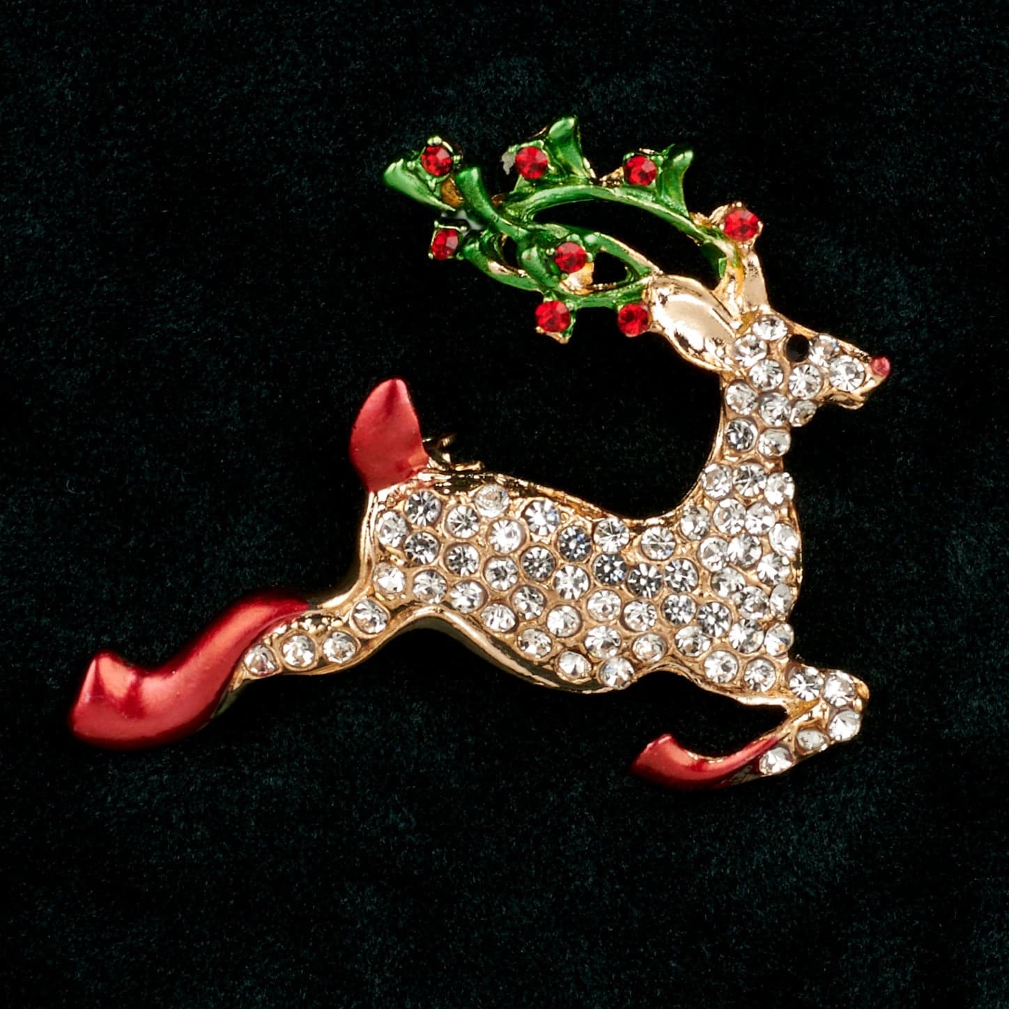 Pendaglio a forma di renna per albero di Natale da 5 cm - 2