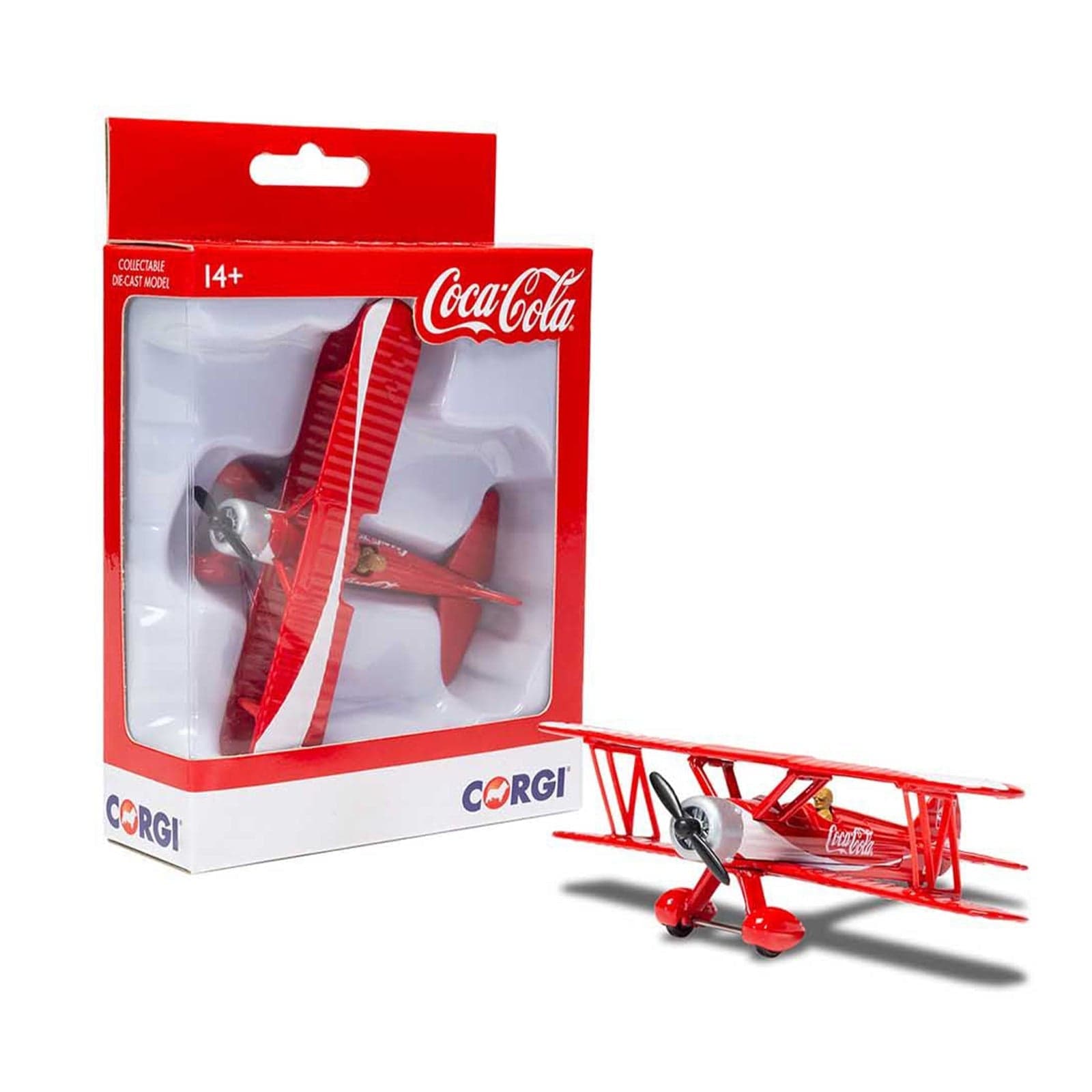 Modellino "Aeroplano Coca-Cola Stearman" da 60 x 30 x 8,5 cm - 2