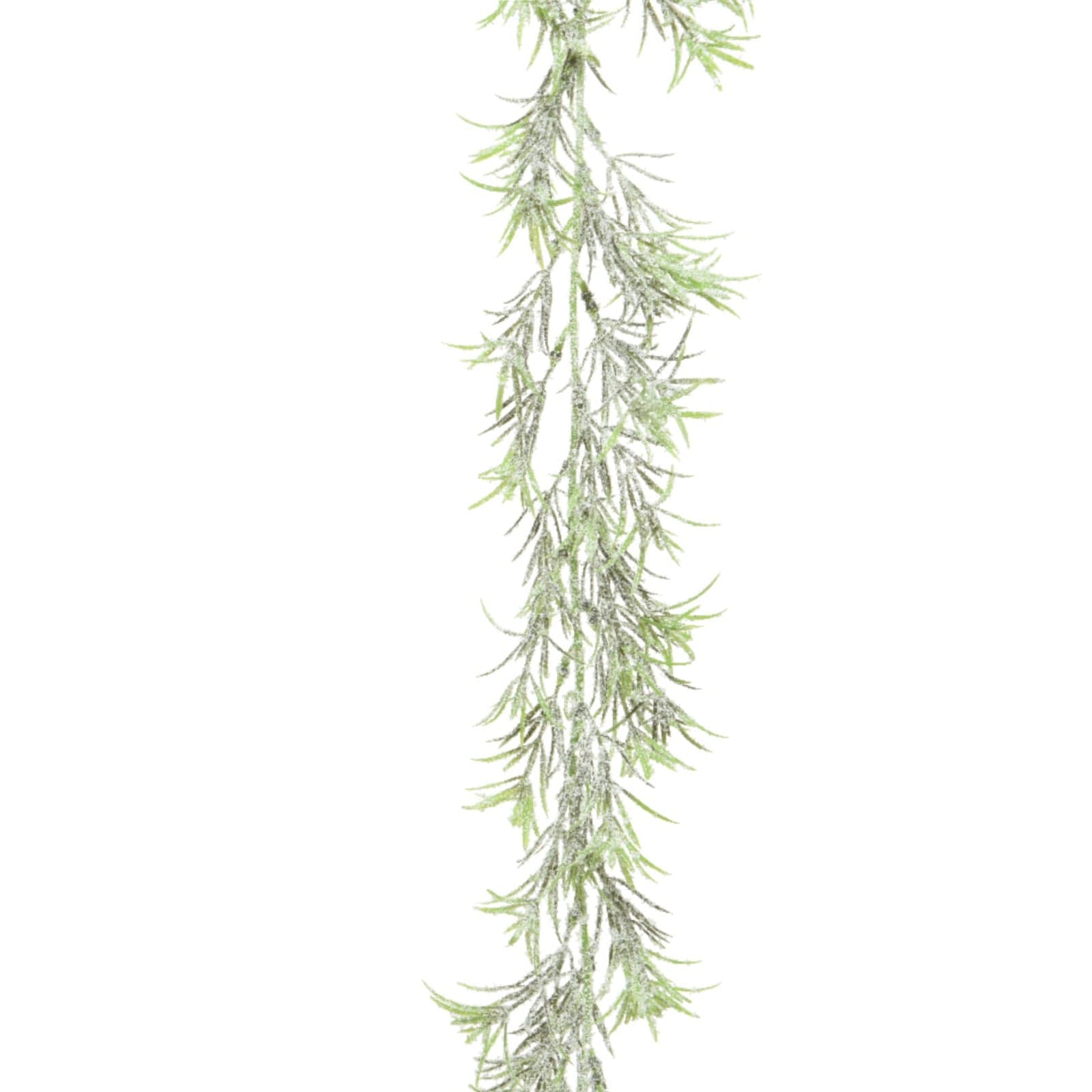 Ghirlanda natalizia verde in poliestere decorazione natalizia da 180 cm - 4