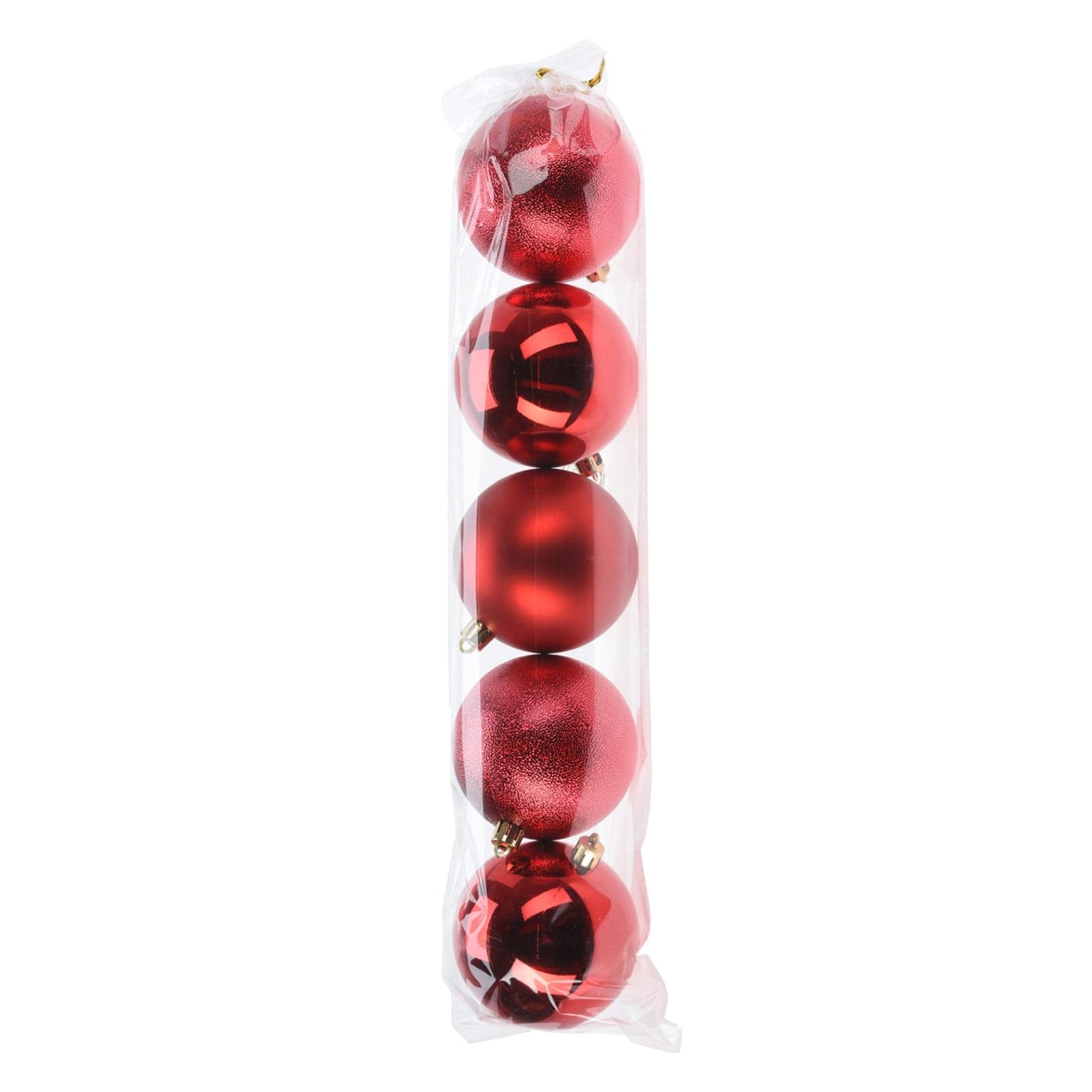 Sfere per albero di Natale in polistirene per decorazione natalizia set da 5 - 2