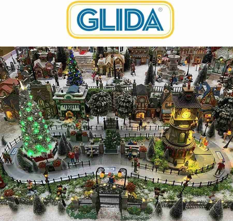 Foglio per presepe e villaggio di Natale monocolore per neve, acqua, pavimenti e piste da sci - 6