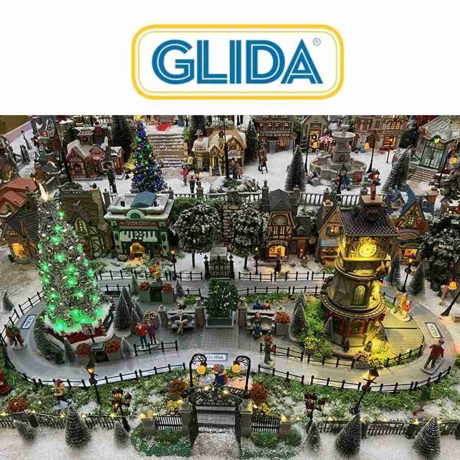 Foglio per presepe e villaggio di Natale monocolore per neve, acqua, pavimenti e piste da sci - 6