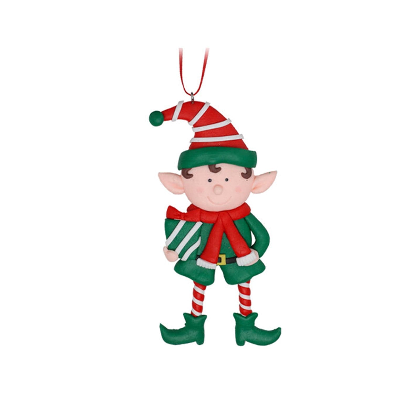 Pendente elfo natalizio per Albero di Natale per decorazioni natalizie - 2