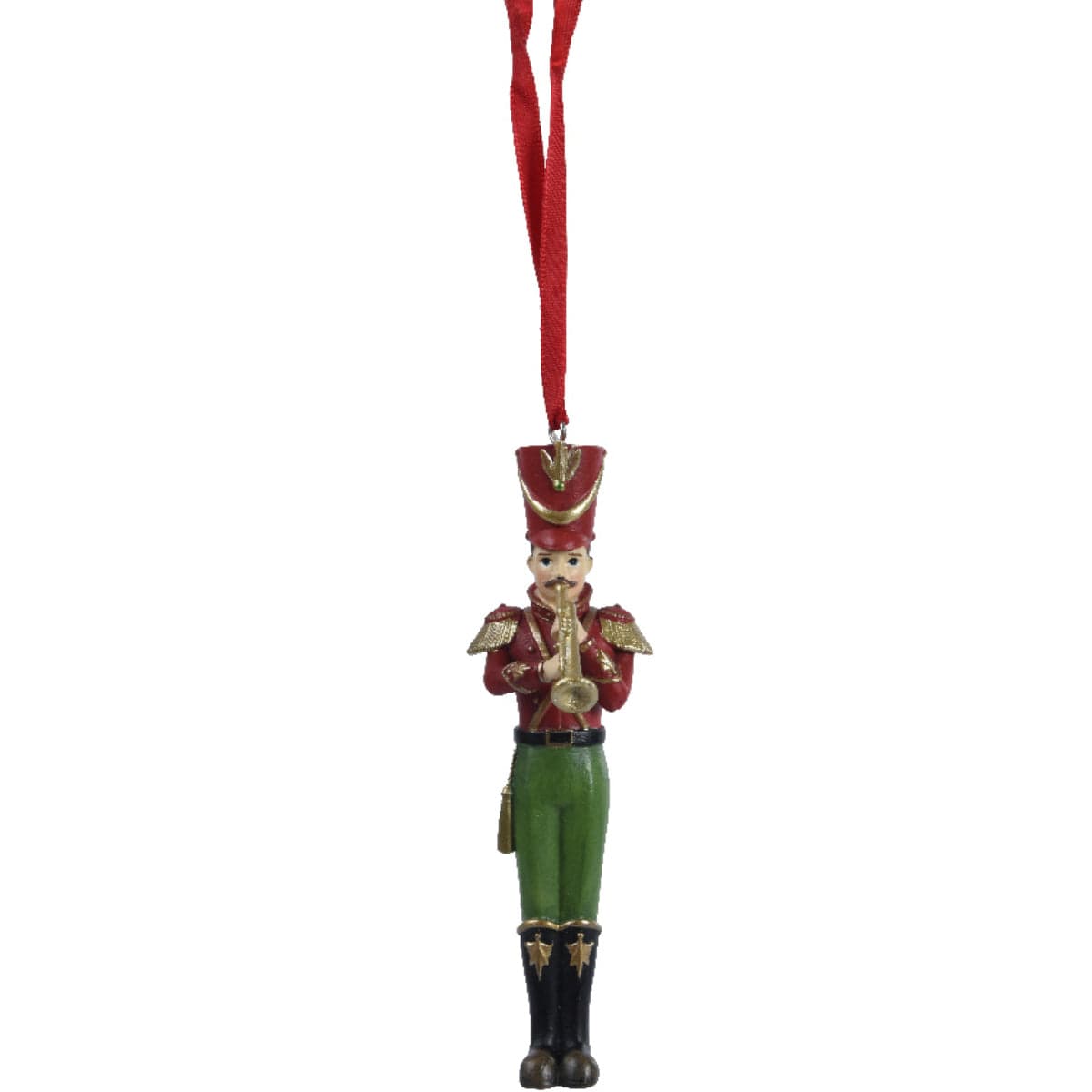 Pendaglio a forma di soldatino schiaccianoci per albero decorazione natalizia da 12.6 cm - 2