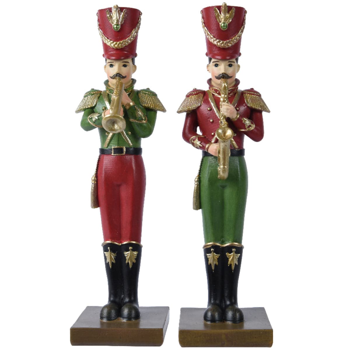 Statuetta decorativa schiaccianoci decorazione natalizia in resina da 20.5 cm - 3