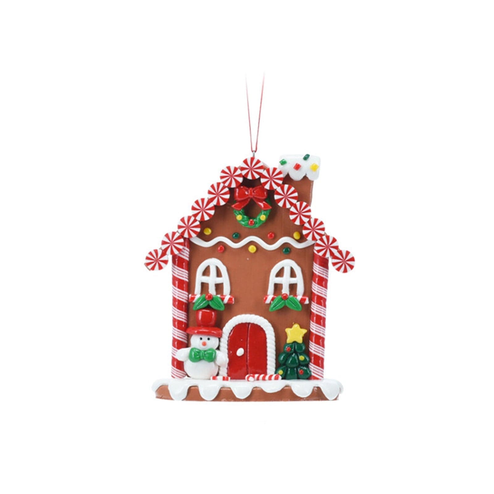 Pendente casa natalizia per Albero di Natale per decorazioni natalizie - 2