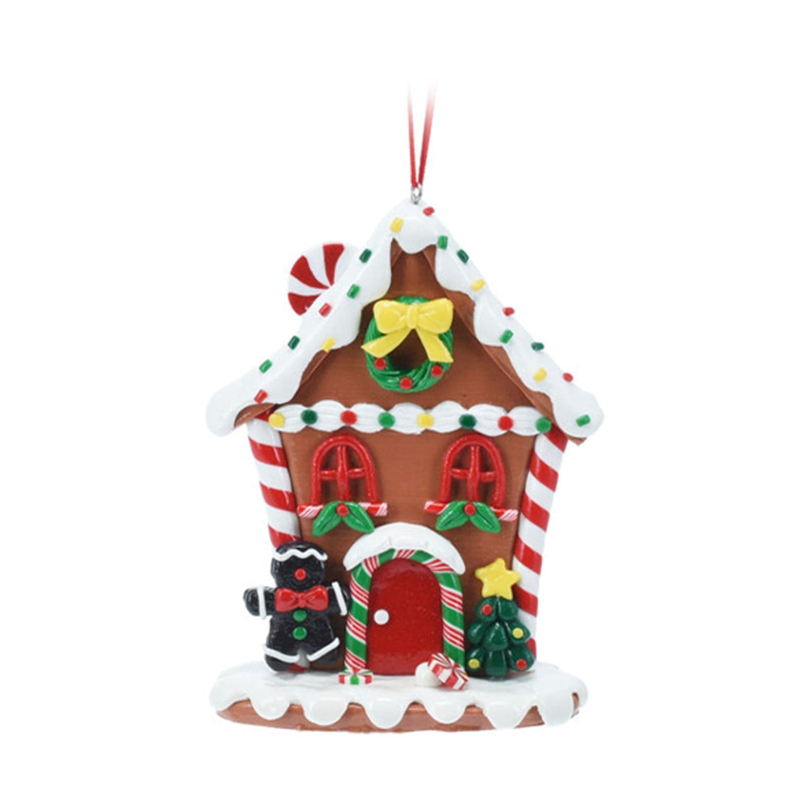 Pendente casa natalizia per Albero di Natale per decorazioni natalizie - 3