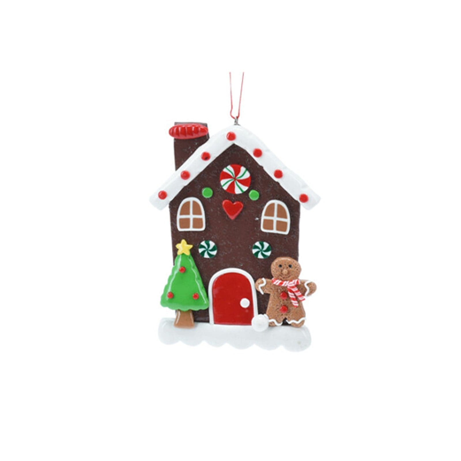 Pendente casetta natalizia per Albero di Natale per decorazioni natalizie - 3