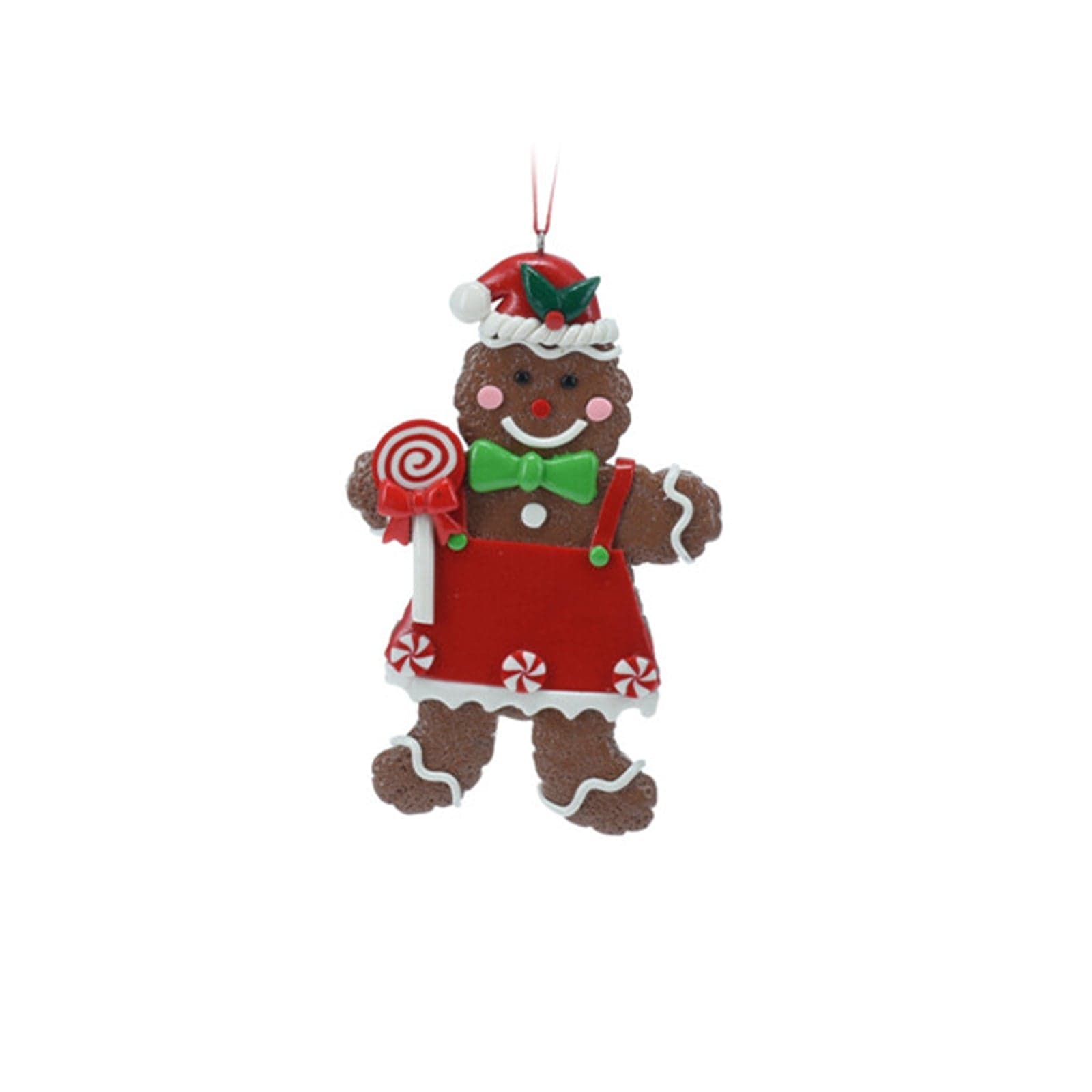 Pendente natalizio pan di zenzero per Albero di Natale per decorazioni natalizie - 2