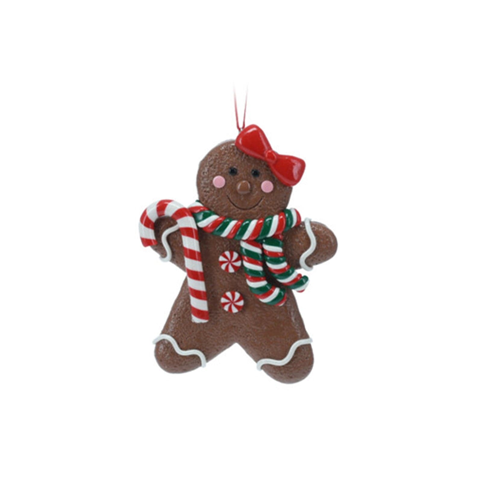 Pendente natalizio pan di zenzero per Albero di Natale per decorazioni natalizie - 3