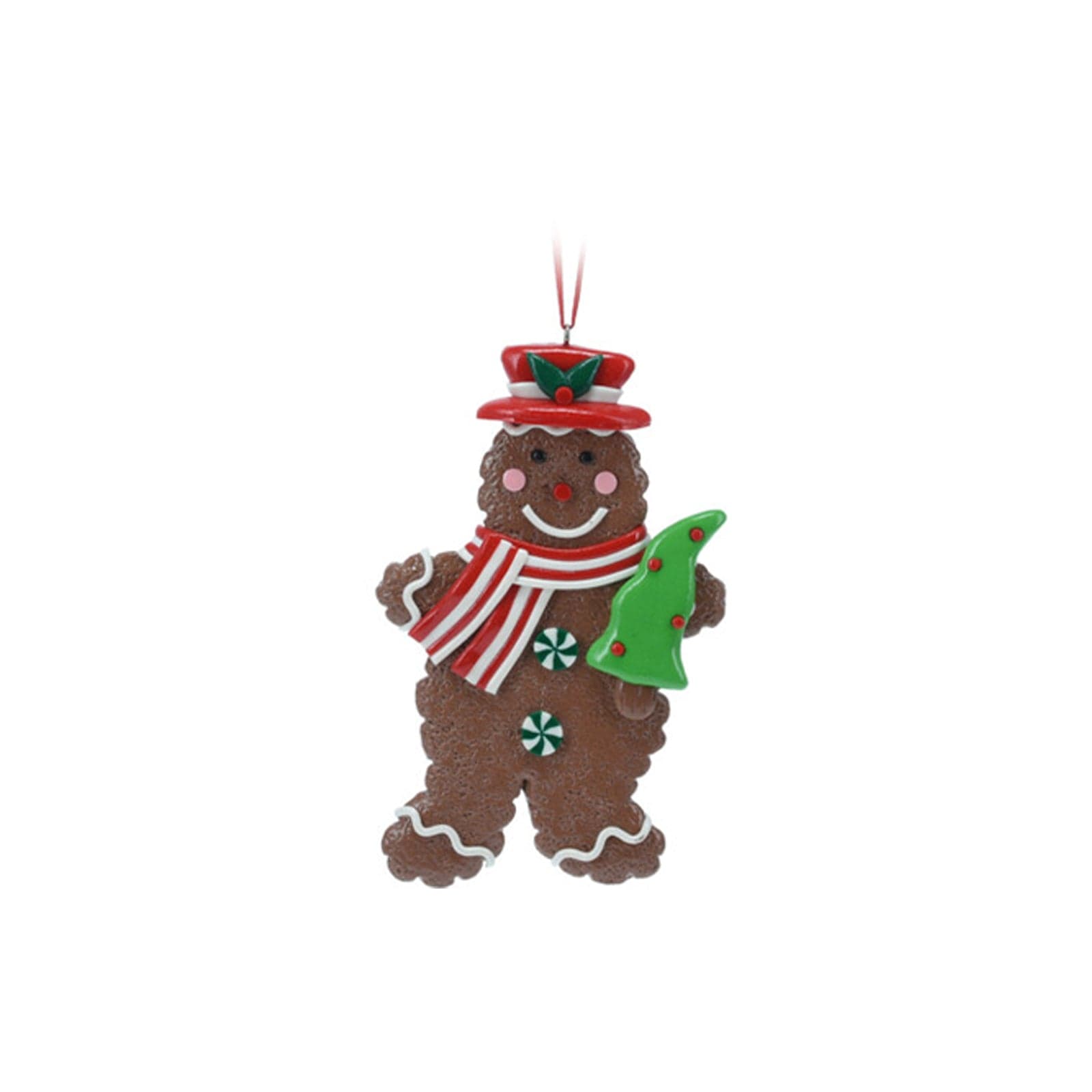 Pendente natalizio pan di zenzero per Albero di Natale per decorazioni natalizie - 4