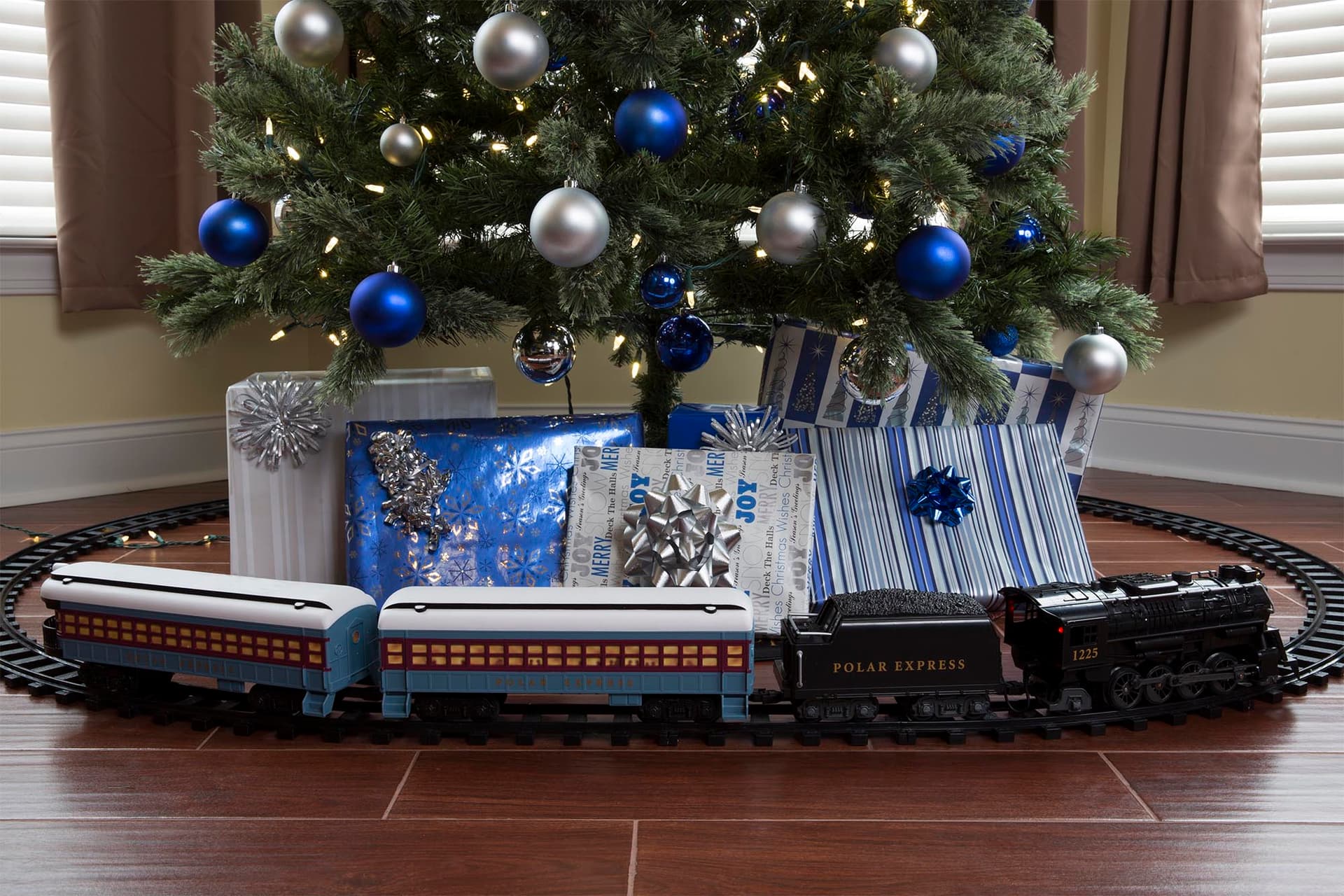 Set Treno "The Polar Express" a Batteria, per villaggio di Natale, con telecomando - 3