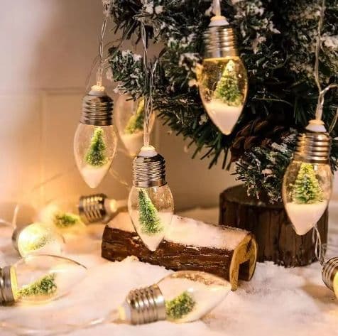 Neve fine per decorare villaggio di Natale e presepe "Bio" - 3