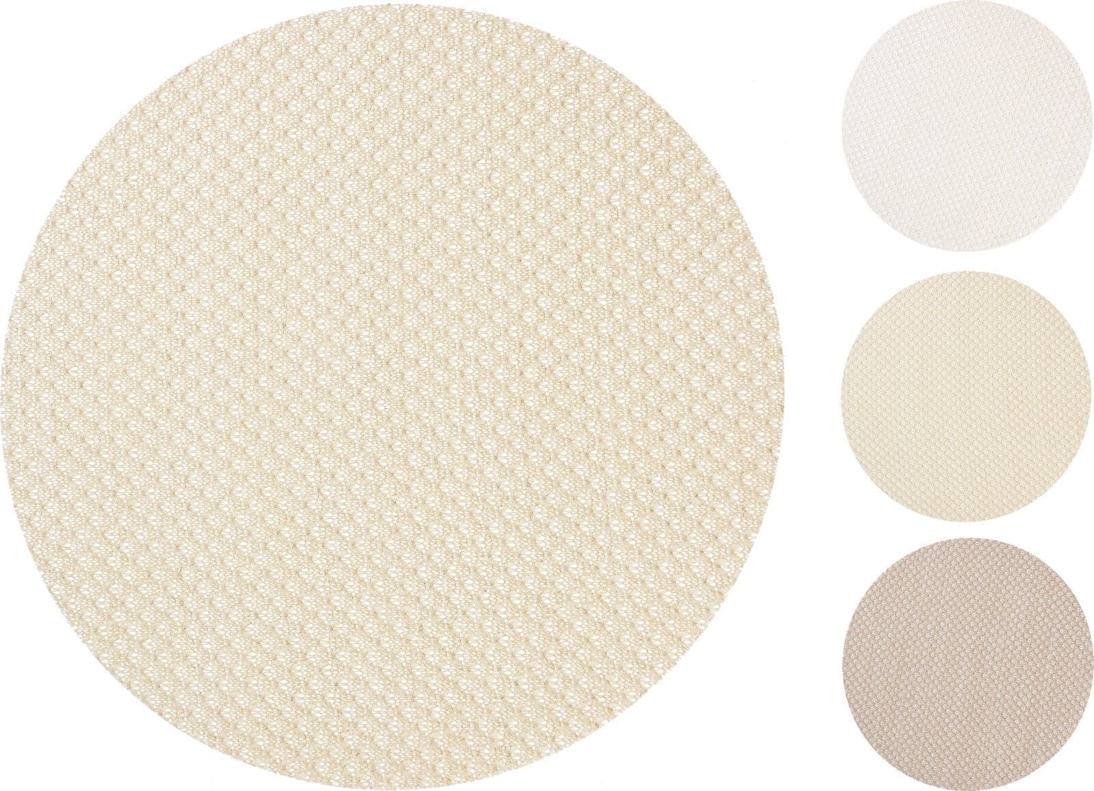 Tovaglietta in PE decorata tonda Ø 38 cm per decorazioni natalizie - 4