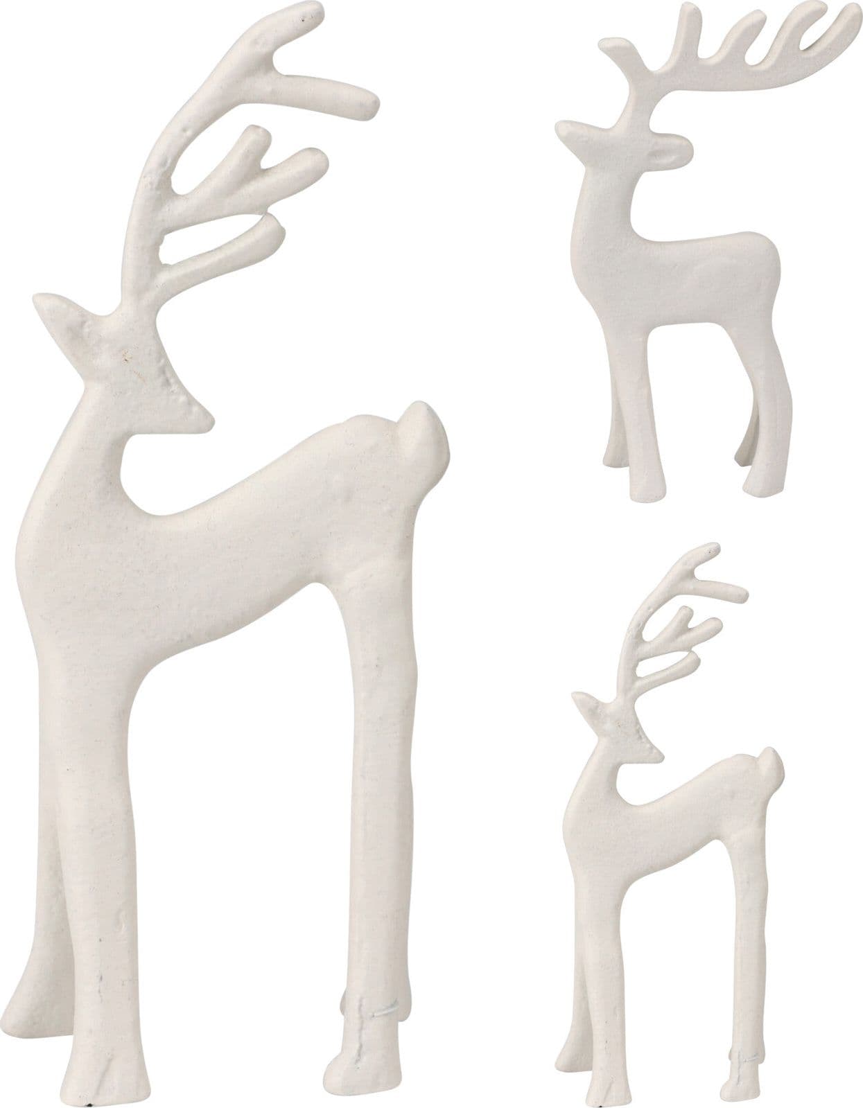 Renna di natale decorativa in alluminio per decorazioni natalizie - 6