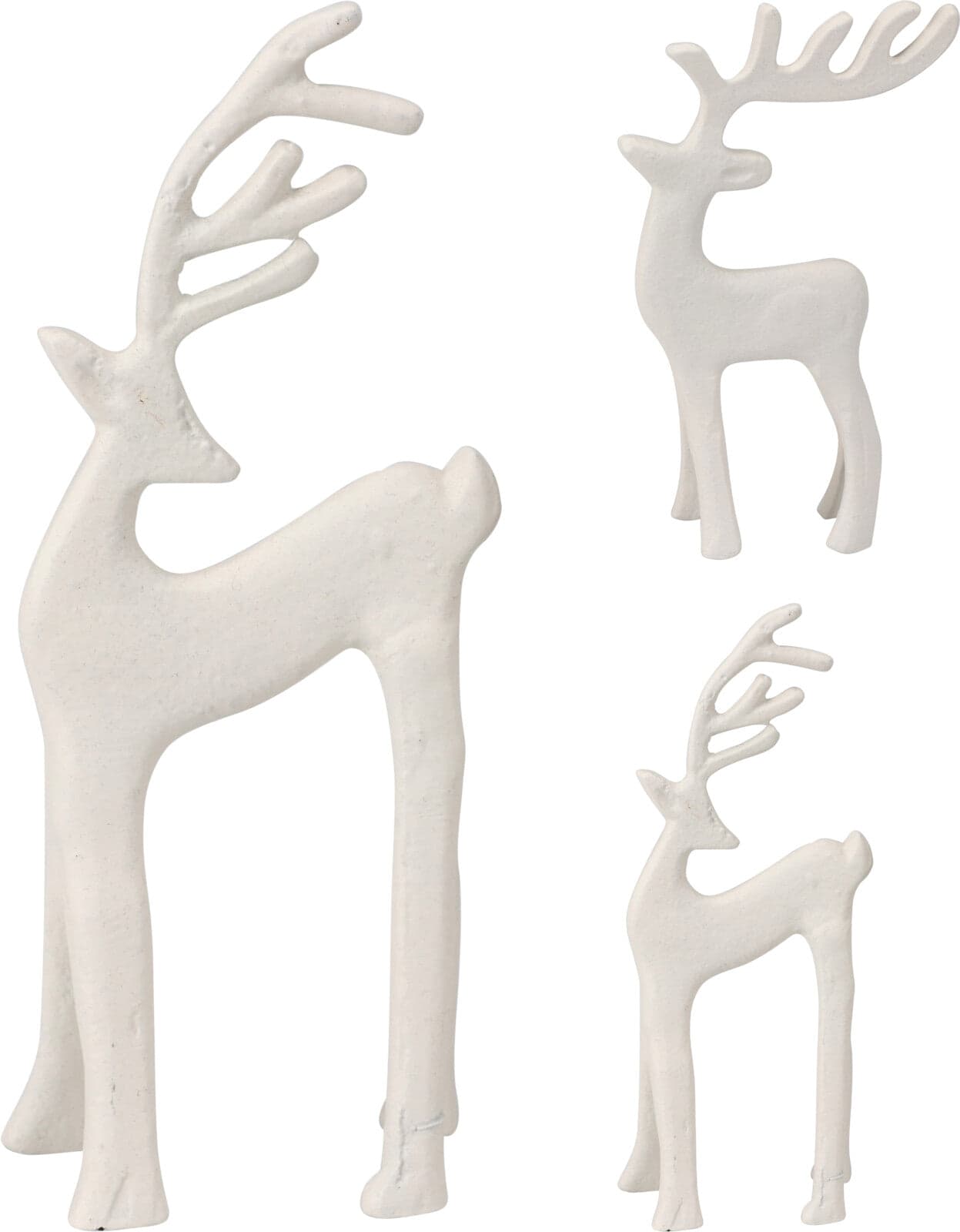 Renna di natale decorativa in alluminio per decorazioni natalizie - 6