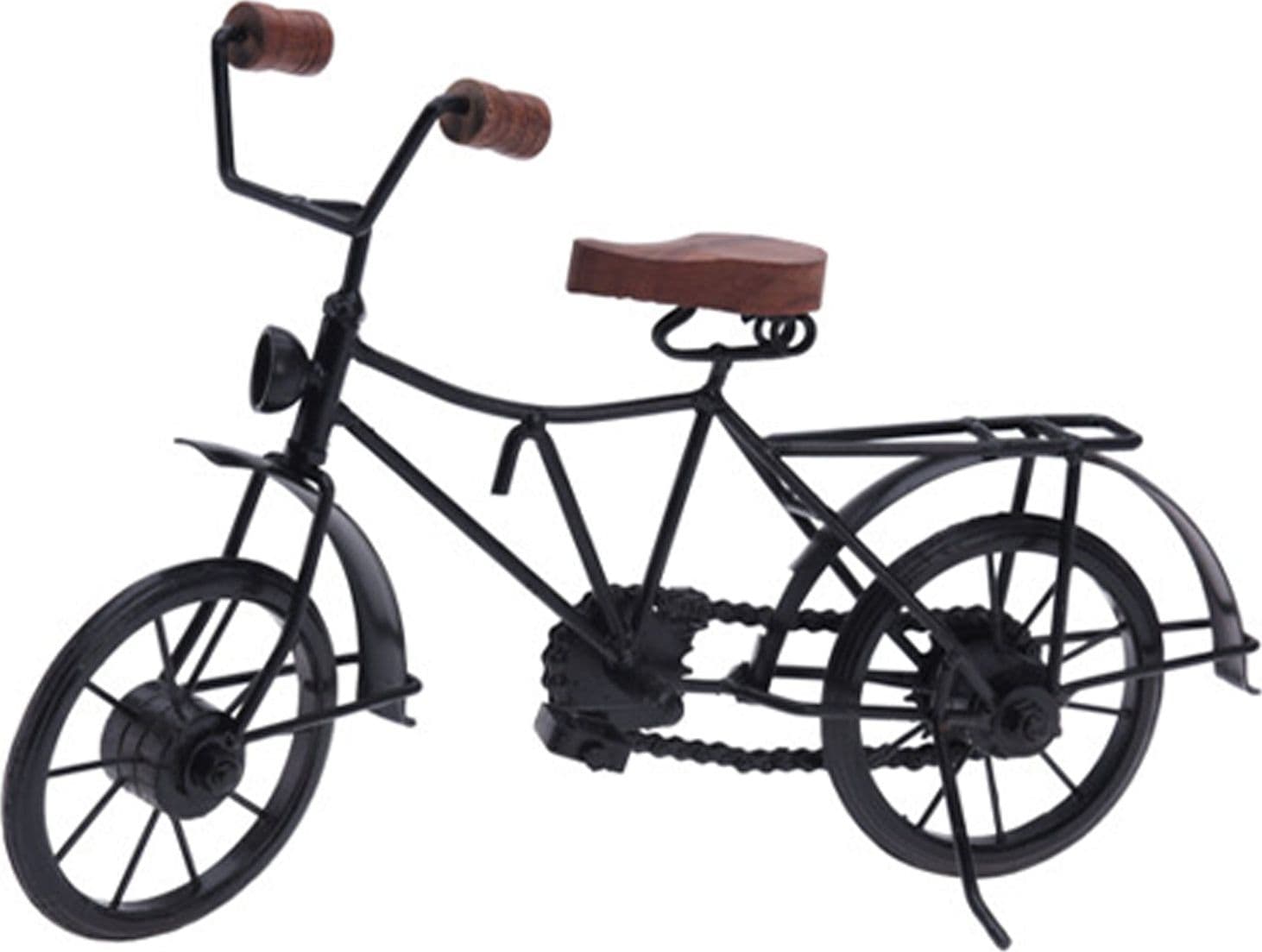 Bicicletta decorativa in metallo decorazione ambienti 20 x 36 cm - 2