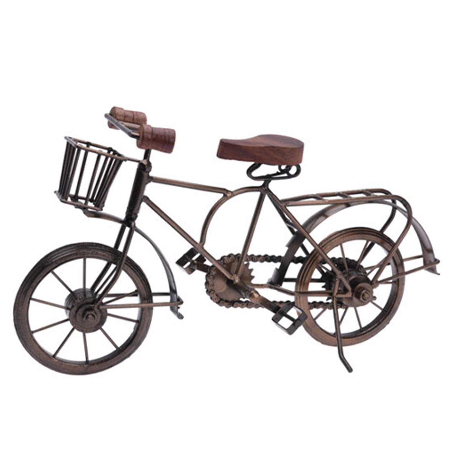 Bicicletta decorativa in metallo decorazione ambienti 20 x 36 cm - 3