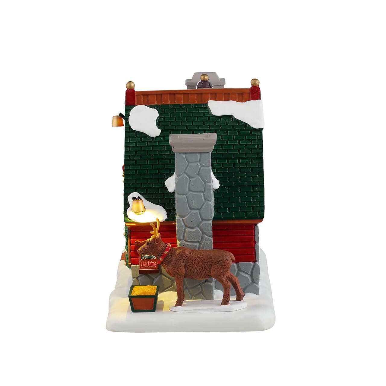 Edificio per villaggio di Natale "Santa's Snack Shack" in resina - 3