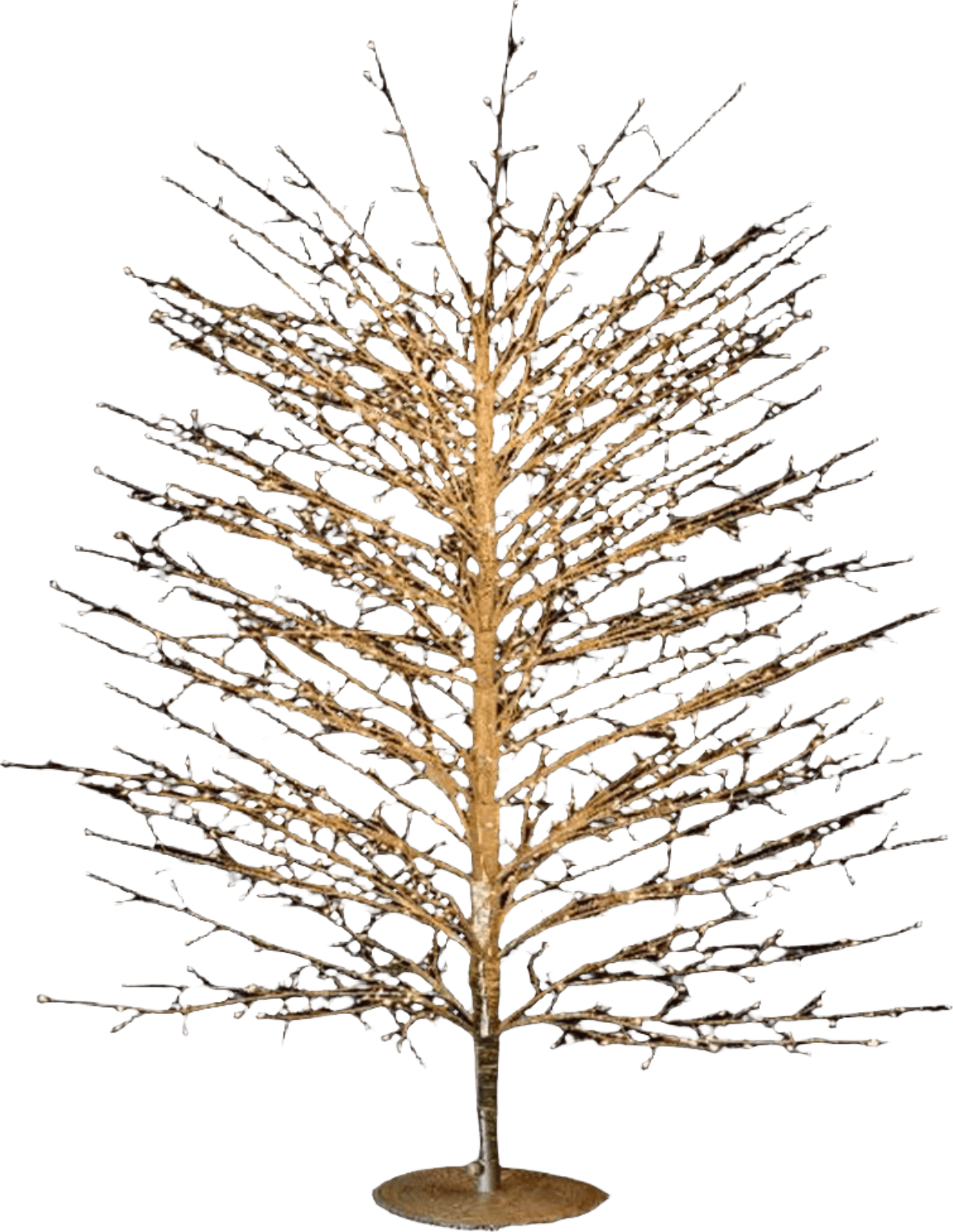 Albero luminoso con rami a microled luce calda da interno ed esterno - 11