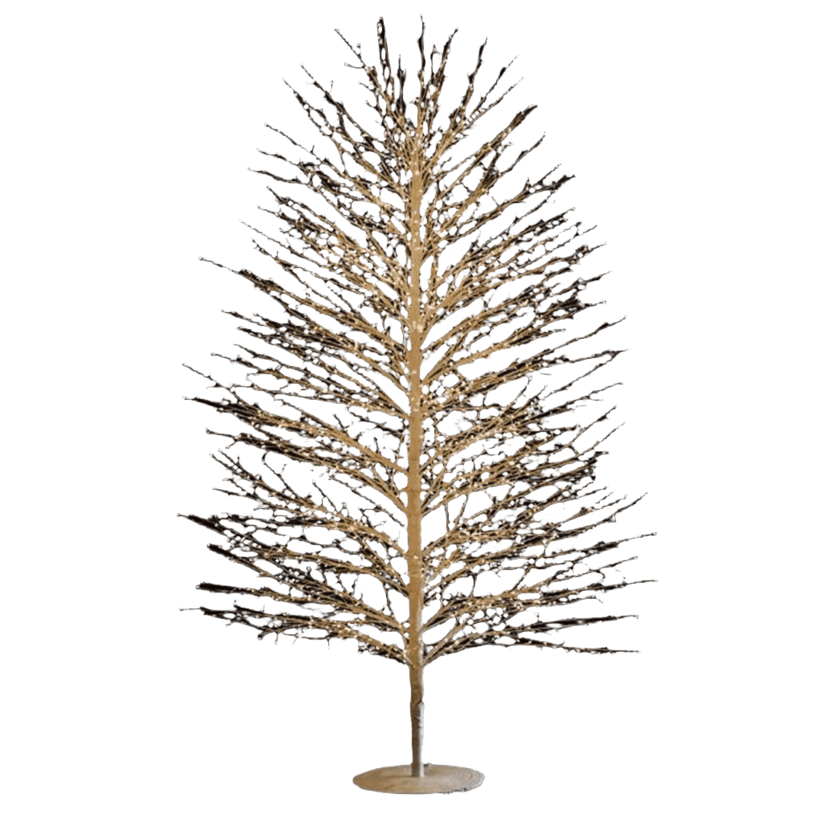 Albero luminoso con rami a microled luce calda da interno ed esterno - 12