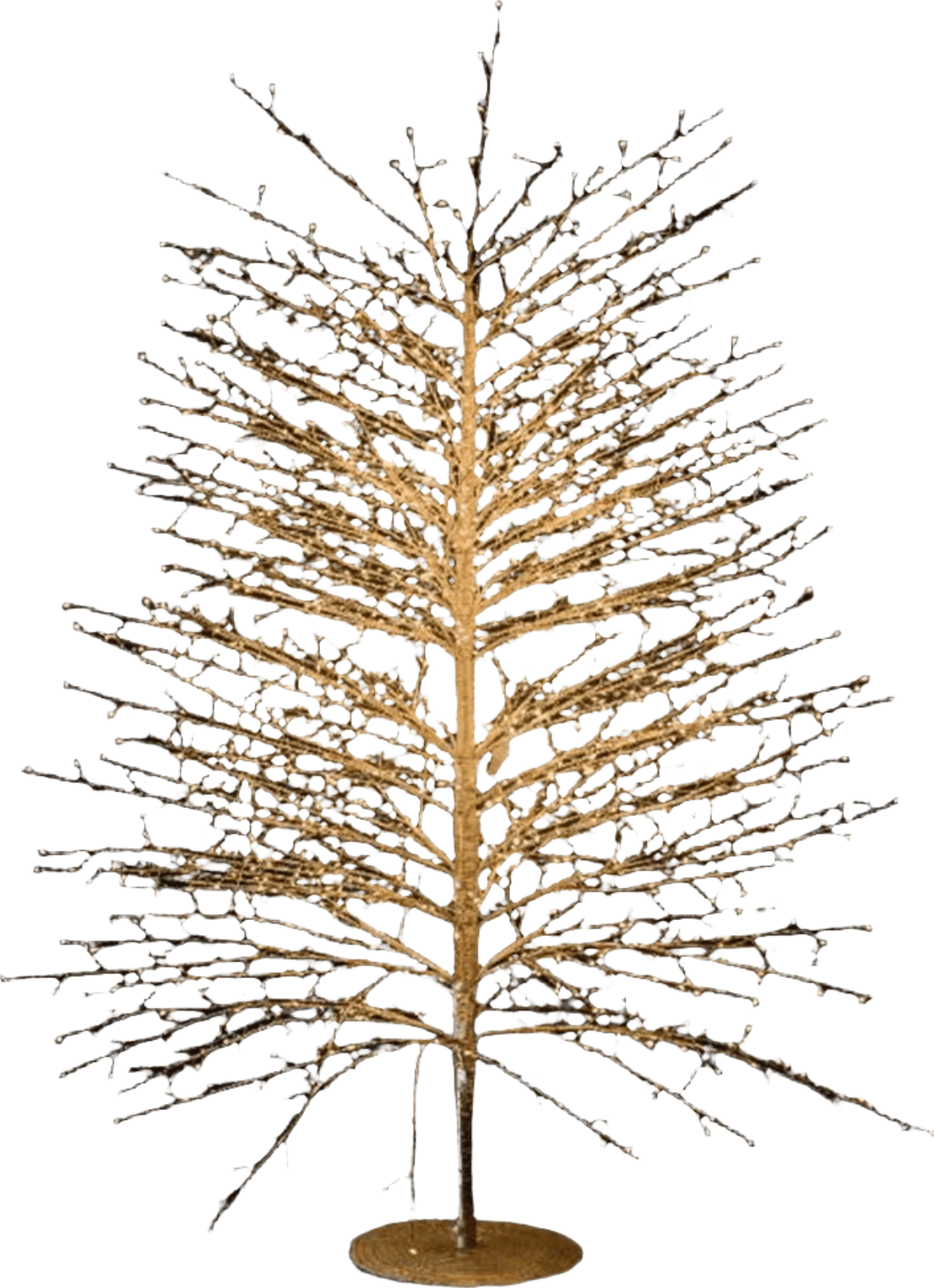 Albero luminoso con rami a microled luce calda da interno ed esterno - 14