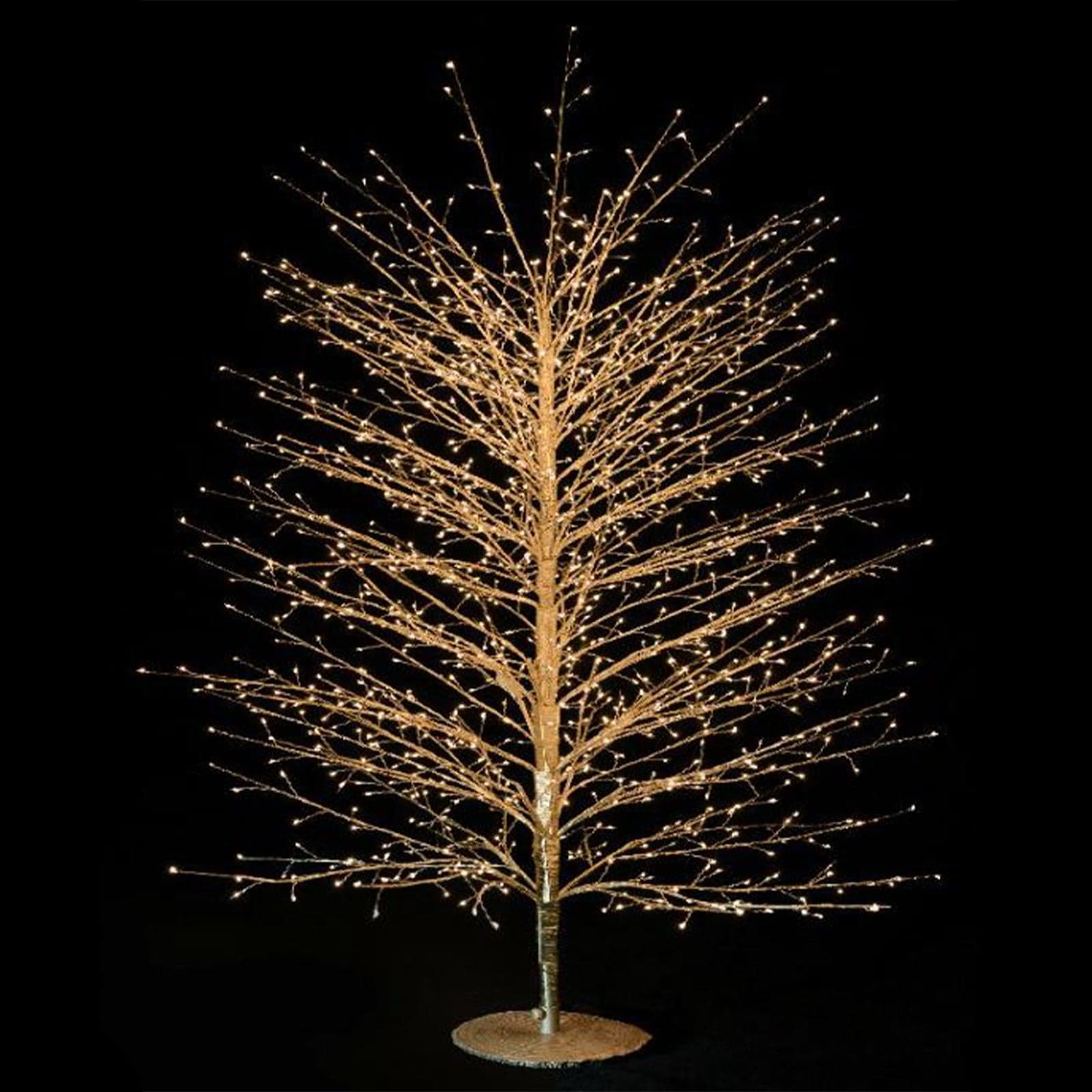 Albero luminoso con rami a microled luce calda da interno ed esterno - 3