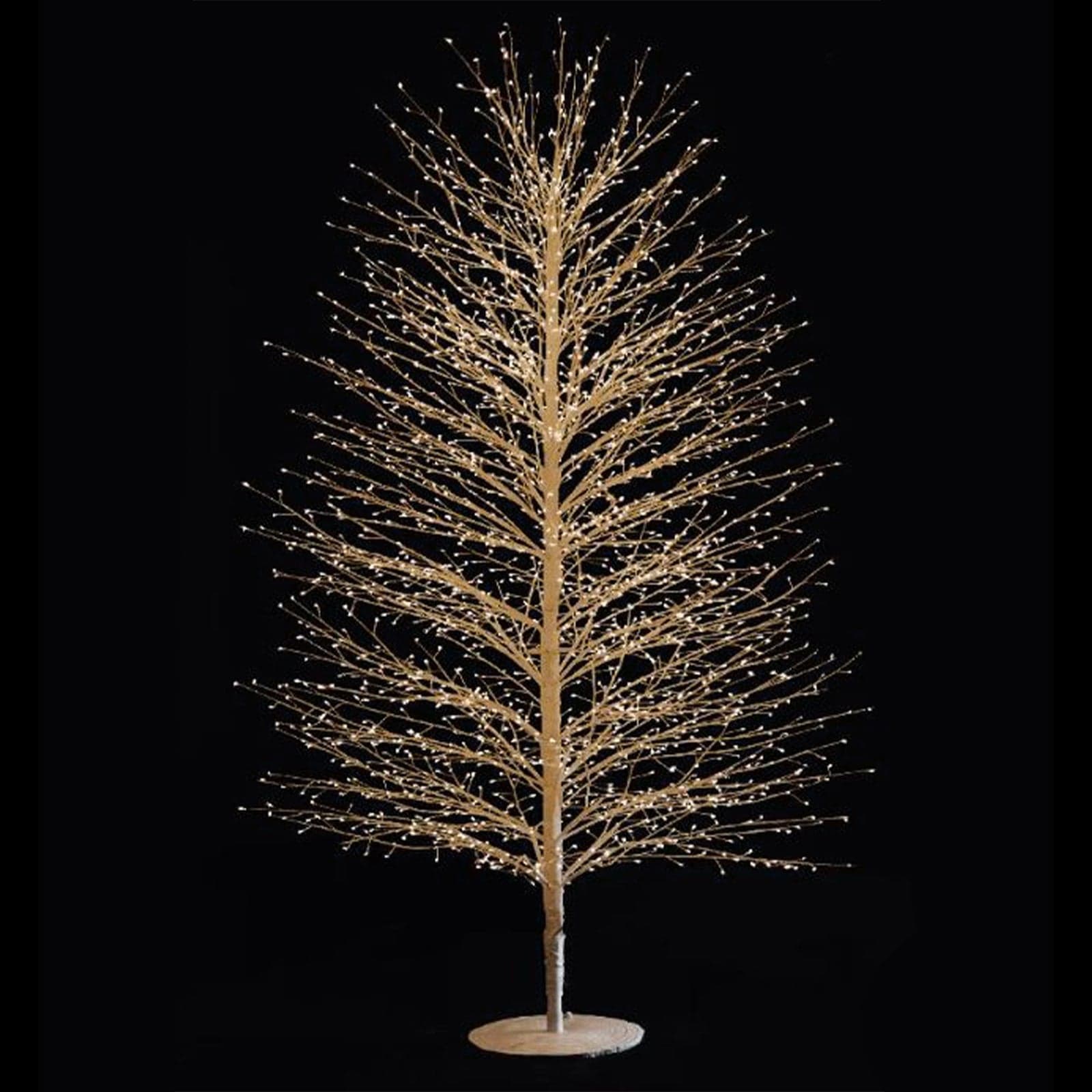 Albero luminoso con rami a microled luce calda da interno ed esterno - 4