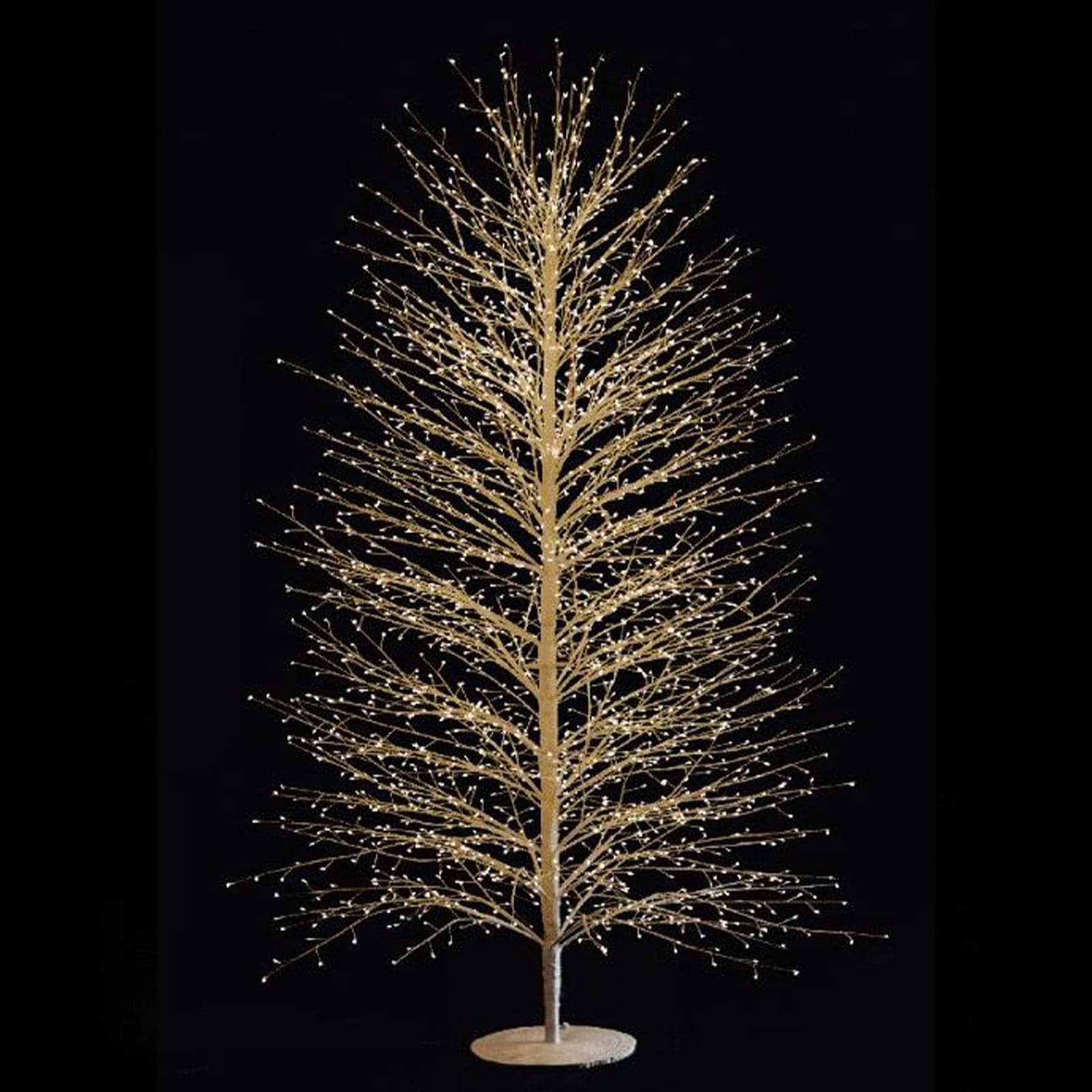 Albero luminoso con rami a microled luce calda da interno ed esterno - 6