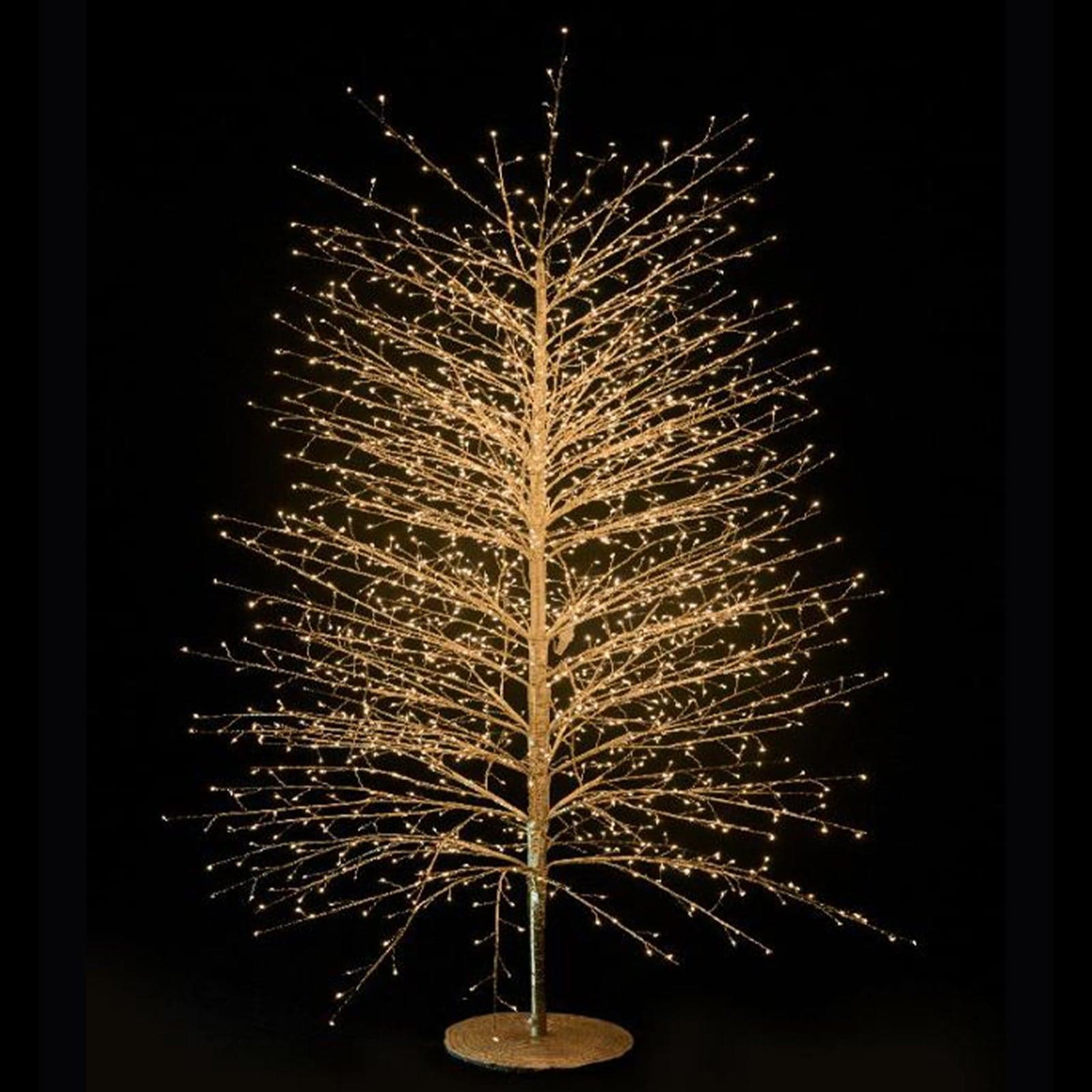 Albero luminoso con rami a microled luce calda da interno ed esterno - 7