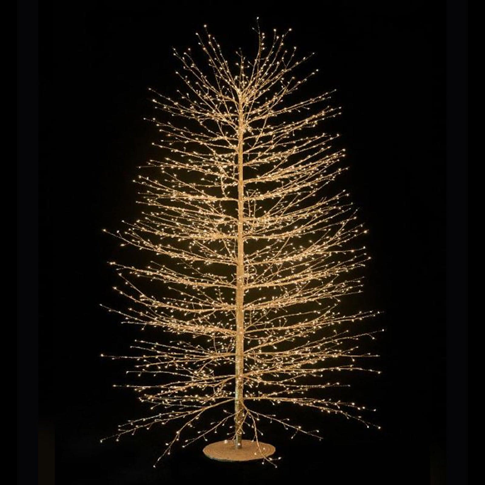 Albero luminoso con rami a microled luce calda da interno ed esterno - 8