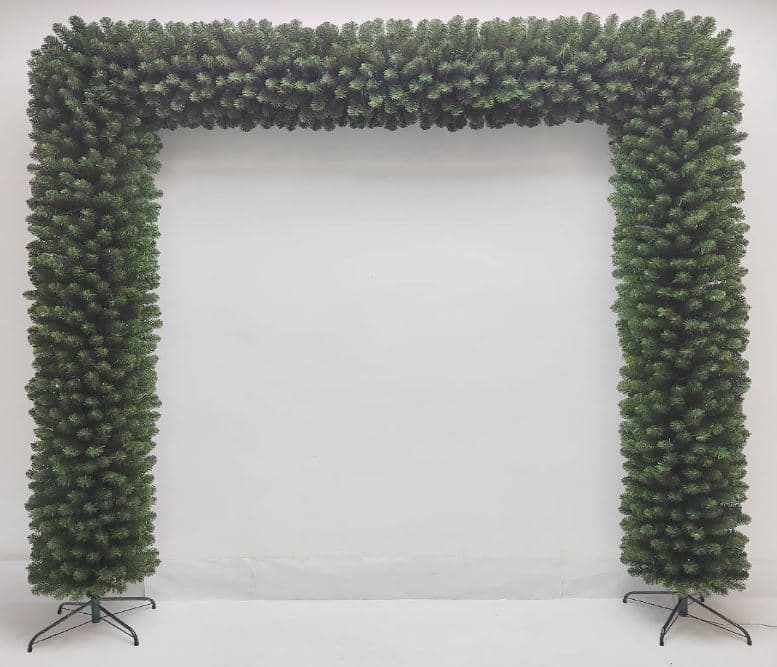 Arco di natale 100 % PVC per decorazione natalizia 200 x h 250 cm - 2