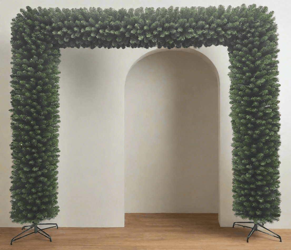 Arco di natale 100 % PVC per decorazione natalizia 200 x h 250 cm - 3