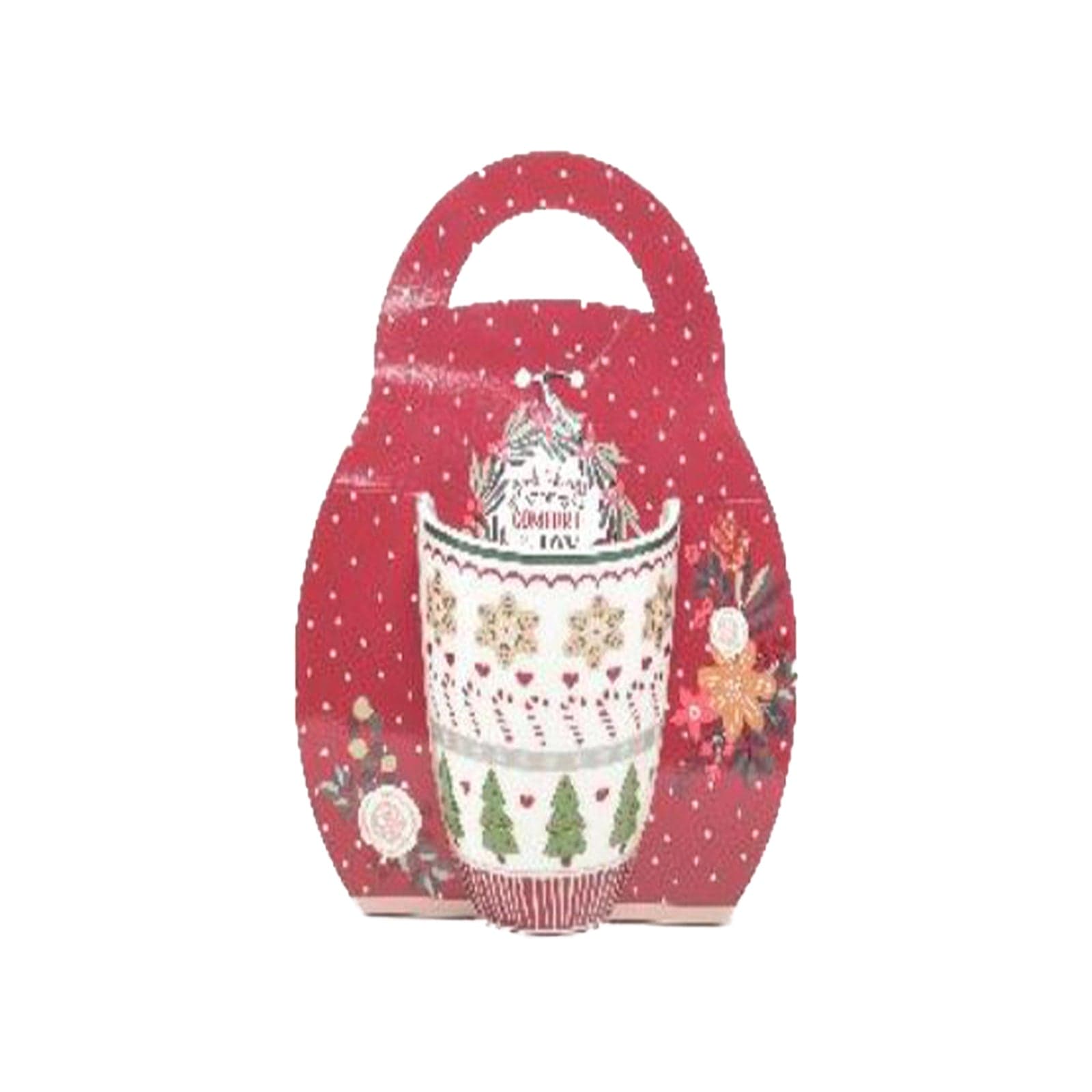 Tazza di natale decorativa in porcellana 340 ml per decorazione natalizia - 2