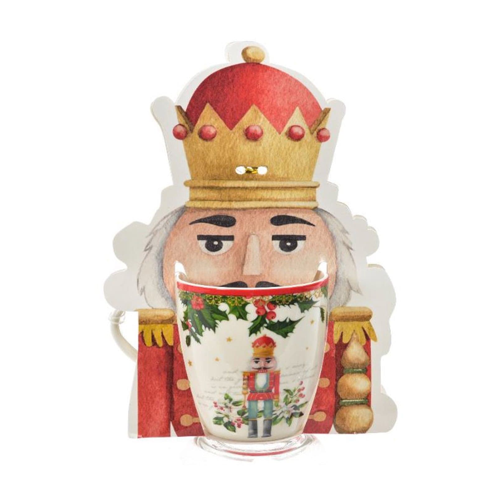 Tazza di natale decorativa in porcellana 350 ml per decorazione natalizia - 4