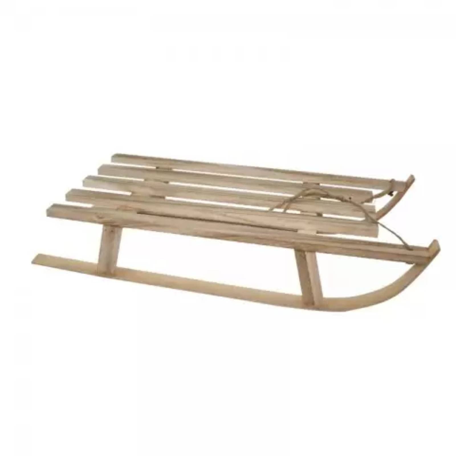 Slitta decorativa natalizia in legno per decorazioni natalizie 36 cm - 2