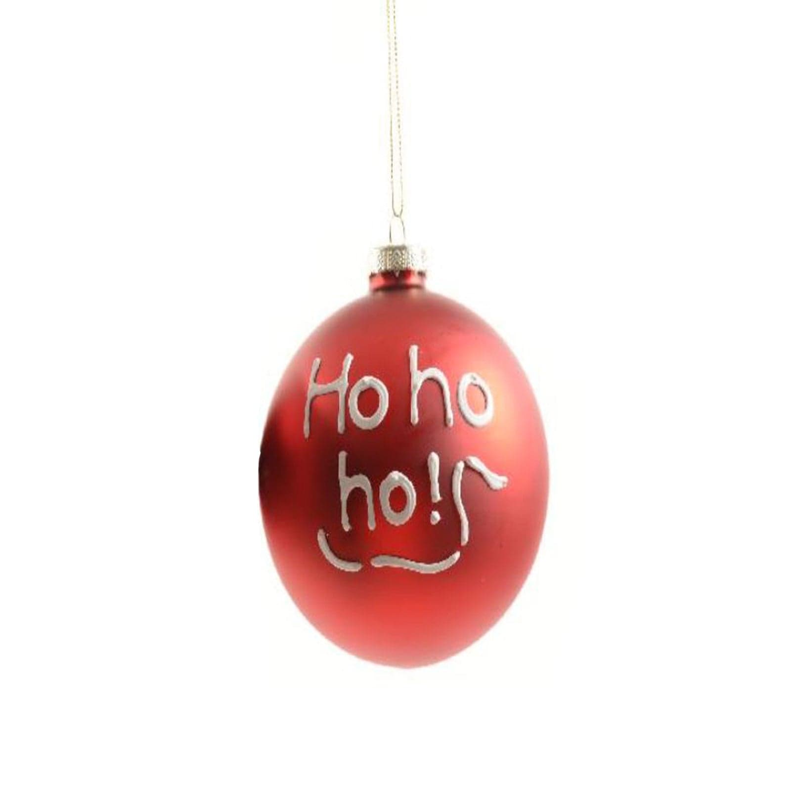 Pallina natalizia in vetro colore rosso per albero di Natale Ø 10 cm - 3