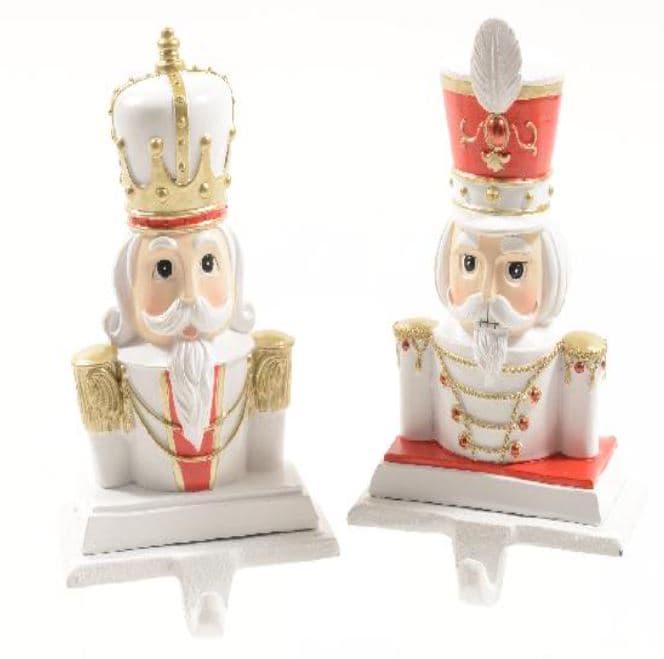 Supporto per Calza di Natale soldatino in resina e ghisa decorazione natalizia - 4