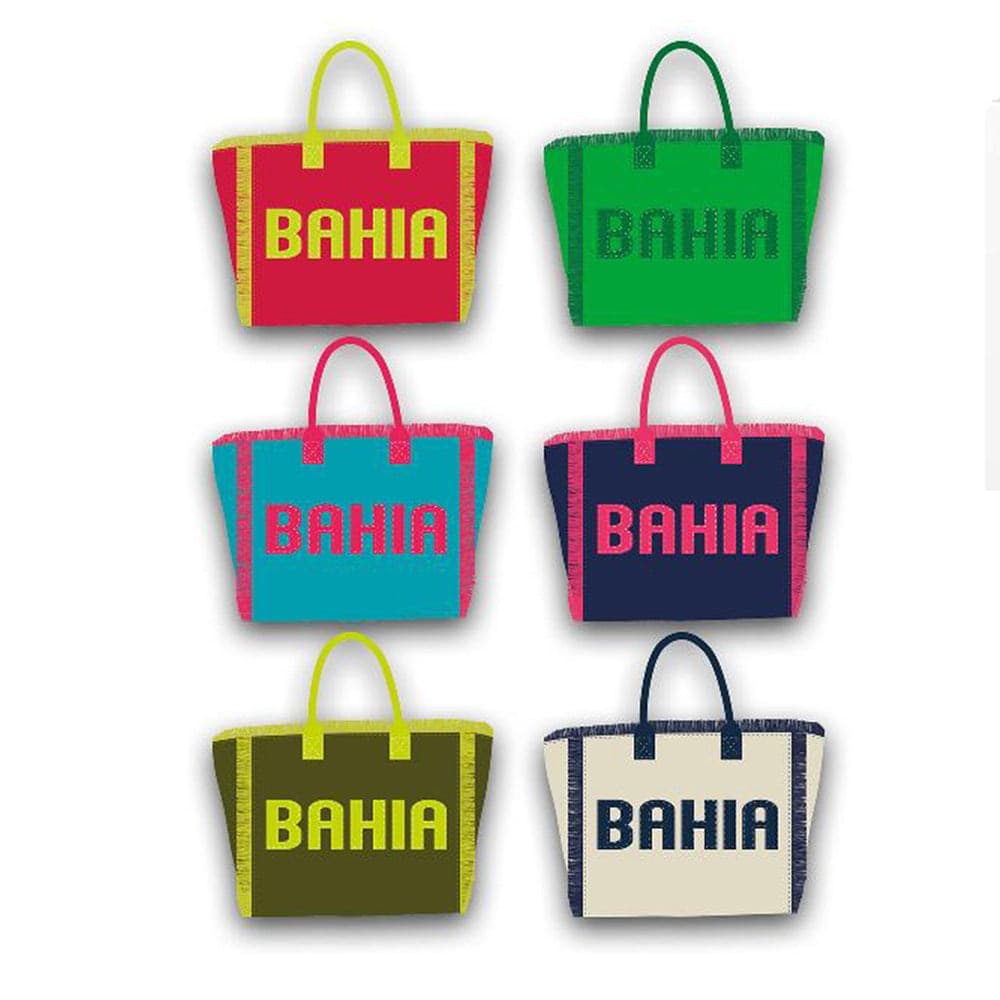 Borsa in tessuto "Bahia" con maniglie resistenti per mare e viaggi - 7