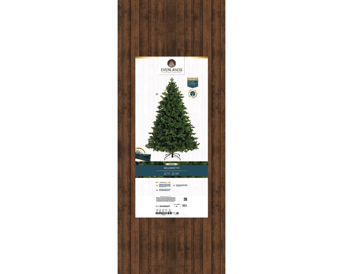Albero di natale "Hollimont" in PE effetto Real touch e PVC di Altissima qualità - 5