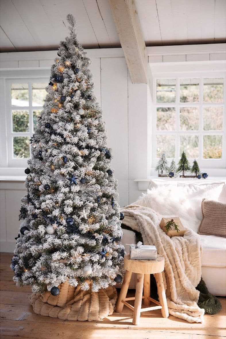 Albero di natale "Pop up innevato" in PVC di Altissima qualità, decorazione natalizia - 6