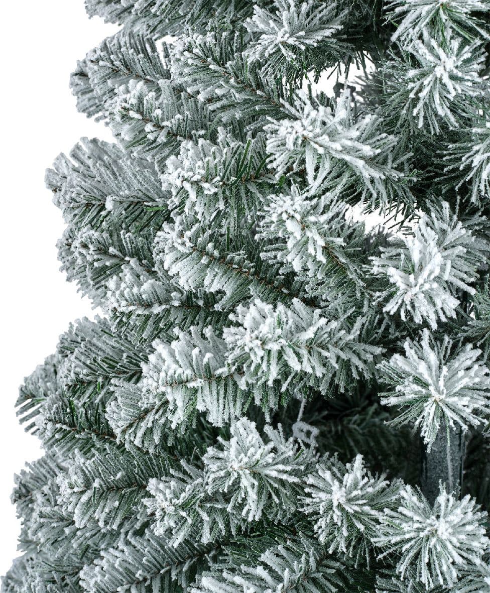 Albero di natale "Pop up innevato" in PVC di Altissima qualità, decorazione natalizia - 7