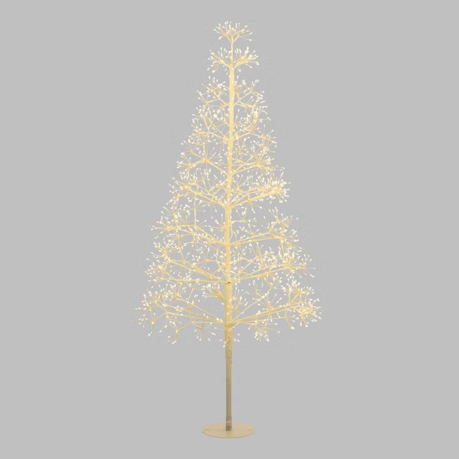 Albero Bianco con microled bianco caldo, uso interno - 3
