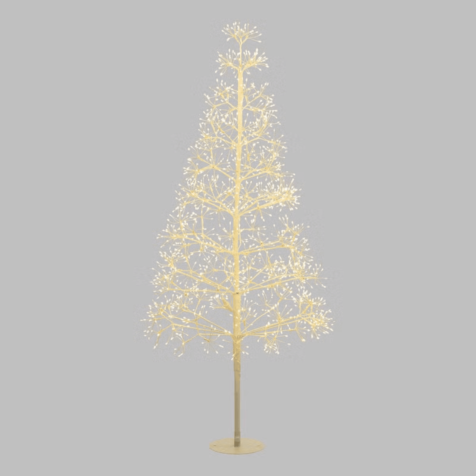 Albero Bianco con microled bianco caldo, uso interno - 3