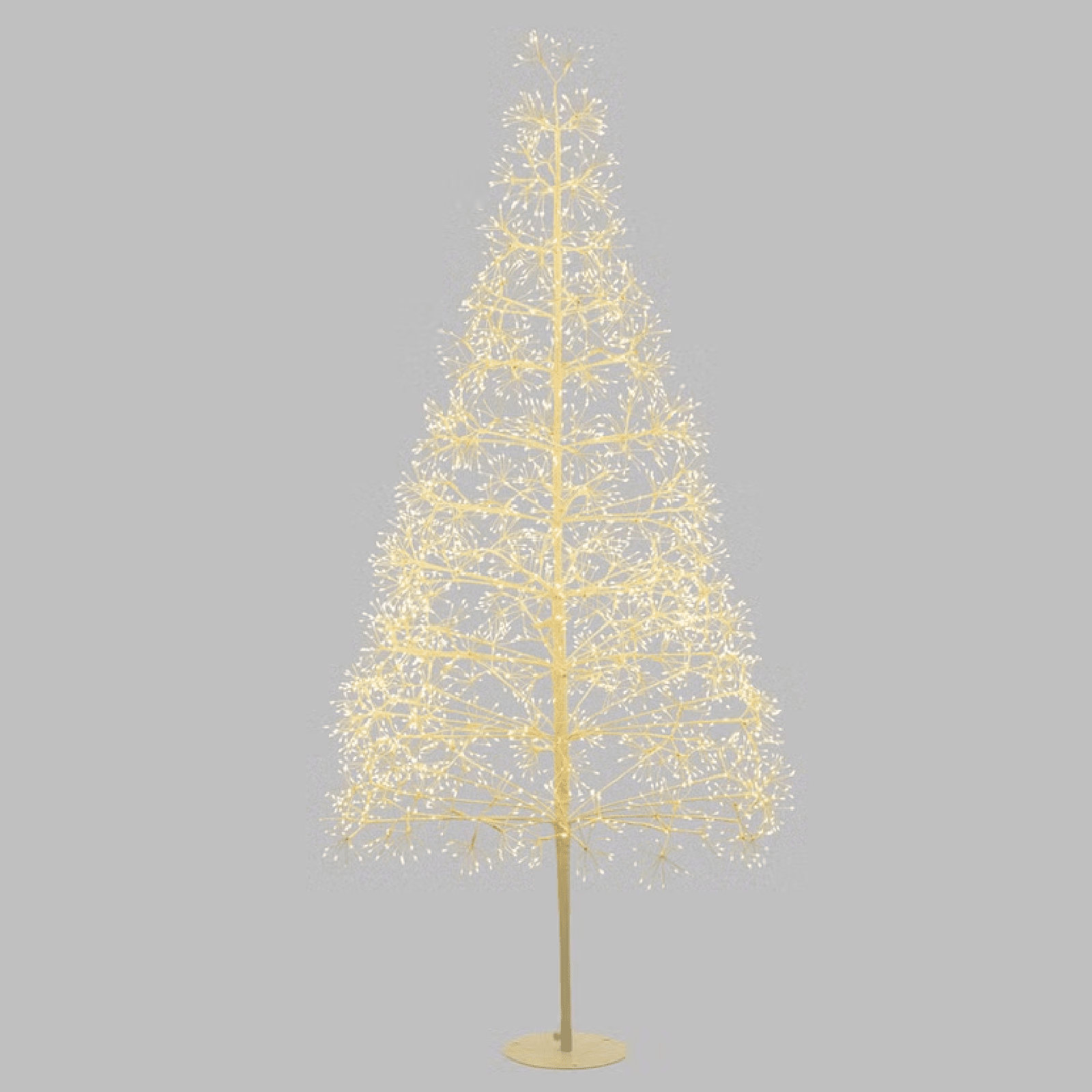 Albero Bianco con microled bianco caldo, uso interno - 4