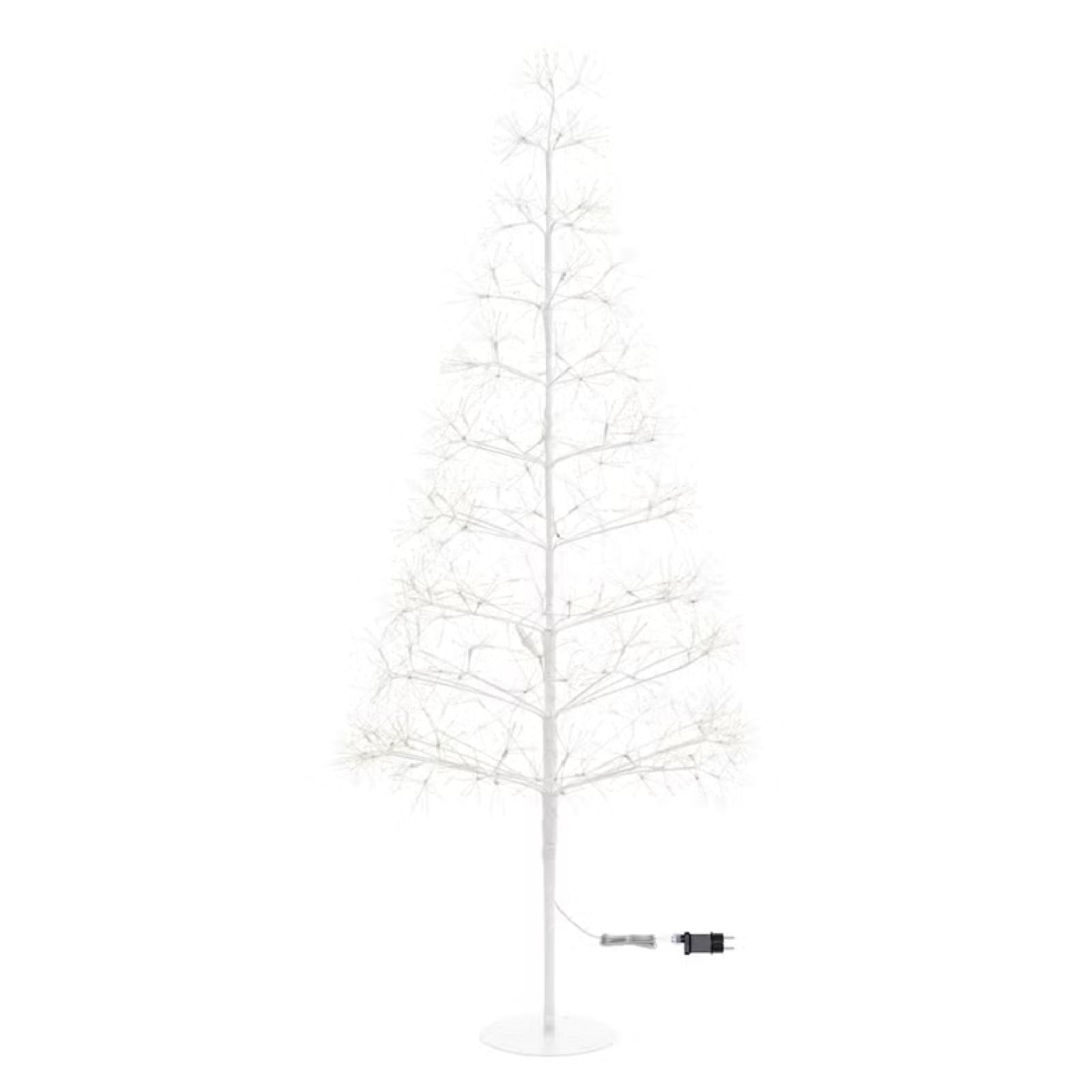 Albero Bianco con microled bianco caldo, uso interno - 7