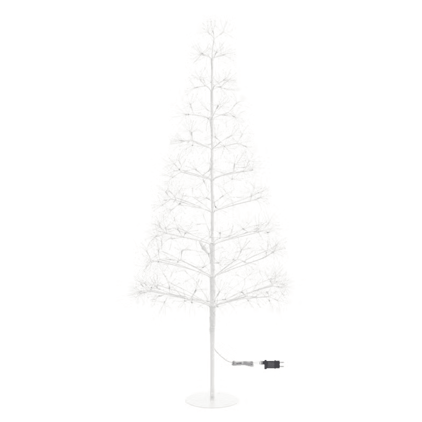 Albero Bianco con microled bianco caldo, uso interno - 7