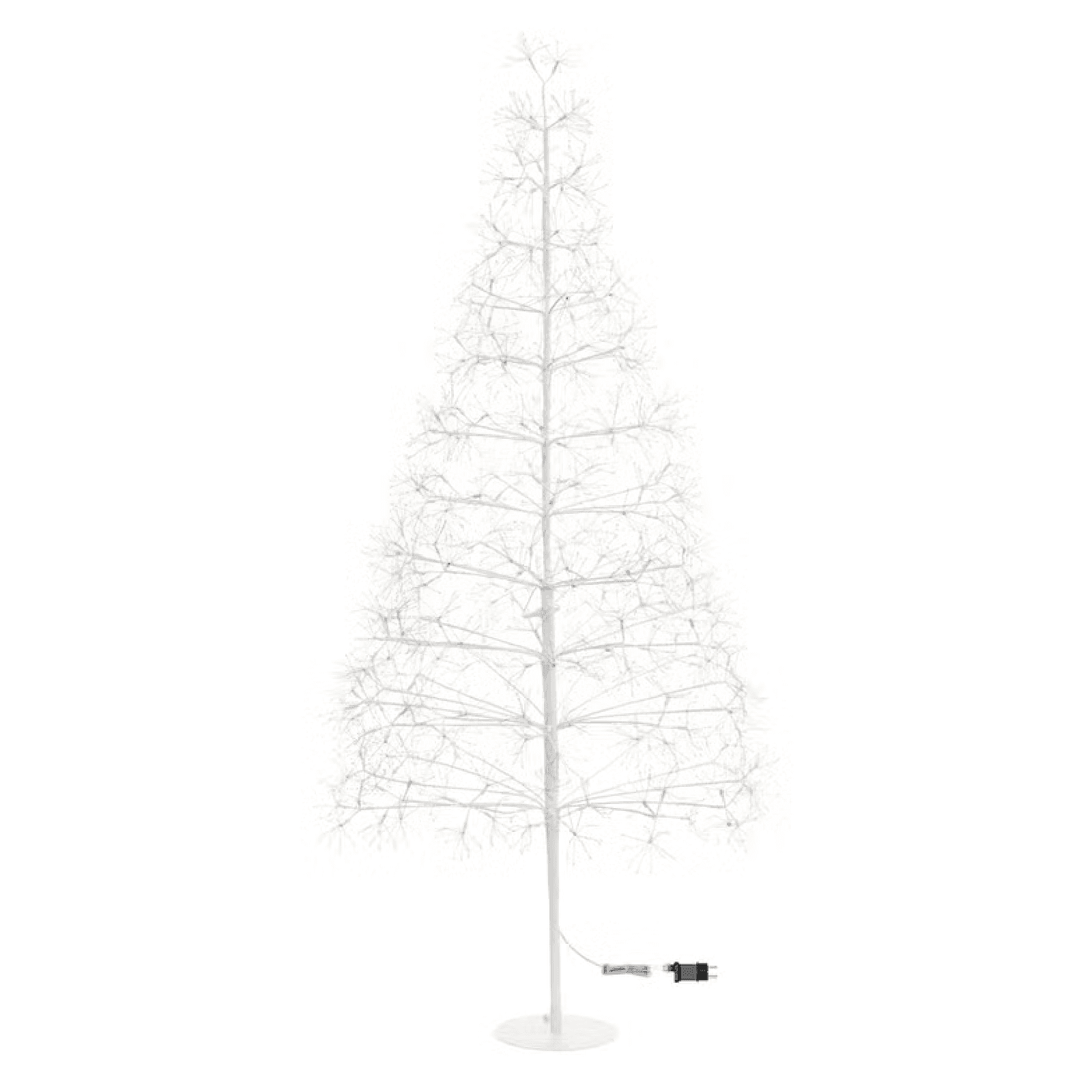 Albero Bianco con microled bianco caldo, uso interno - 8