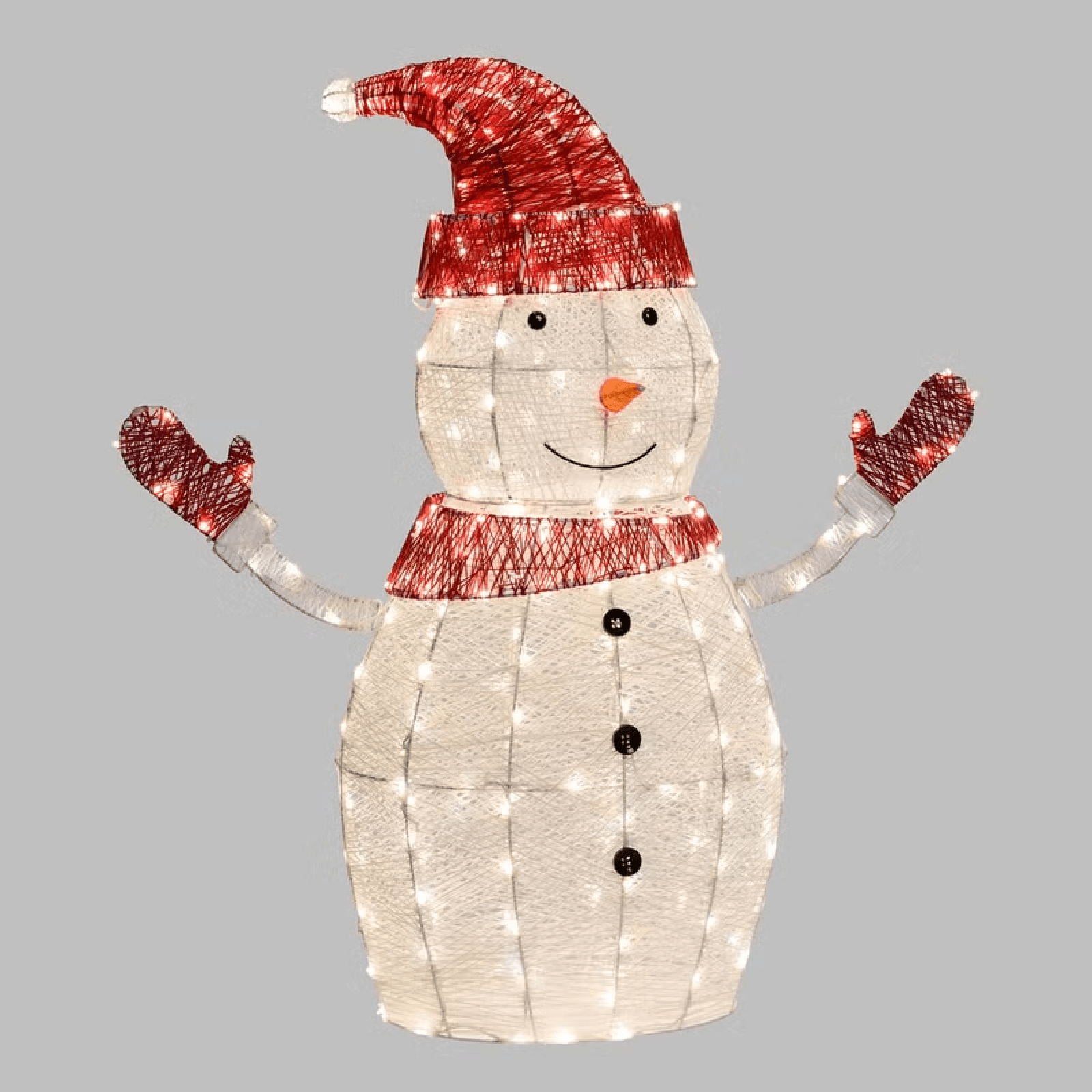 Pupazzo di Neve 3D White & Color, Dual Color LED bianco caldo e freddo - 3